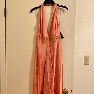 Halter Nicole Miller Collection Evening Gown